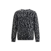 Laneus Gray Wool Sweatshirt